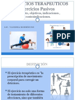 Ejercicios Terapeuticos Pasivos