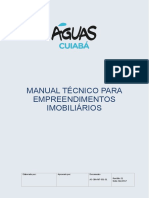 Manual Técnico de Projetos Águas Cuiabá