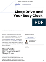 Sleep Drive and Your Body Clock - Sleep Foundation