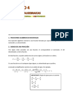 CAP 4 - Fracciones Algebraicas - Teoria y Problemas Upea