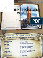 DESCRIBING PEOPLE AND OBJECT Materi SD Kelas 6