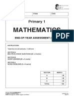 P1MATHS - End of Year Set 1