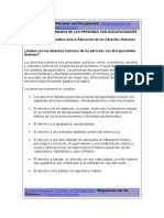 Derecho Al Trabajo y Discapacidad