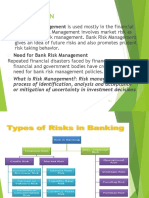 Bank Risk Management Is Used Mostly in The Financial