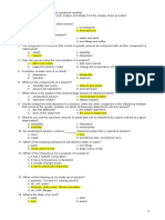 Exam in Solutions, Acids, Bases and Salts.