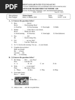 Soal PTS Bahasa Inggris Kelas Iii