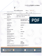 Cert. Calibracion Humedometro