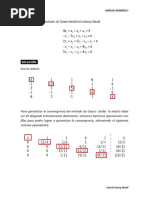 Método de GAUSS-SEIDEL - OCTAVE