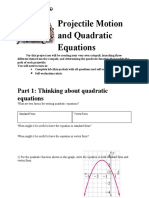 Catapults and Projectile Motion Project