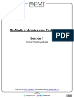 Biomedical Admissions Test (Bmat) : Section 1