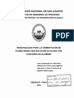 Electrorefinación Del Plomo