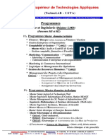 TechnoLAB-IsTA Master LMD Regime M1 Et M2