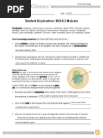 Gizmo (Meiosis) 6.2 (Bio) 4.8.21