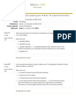 Cuestionario Final Del Módulo 1 - MIO CNDH CURSO Mujeres Víctimas de Tortura Sexual