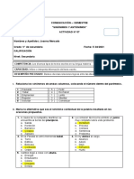 Com V° Sec (Actividad 07) - I Bimestre - 2021