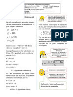 Resolução de Equação Do Segundo Grau 7 e 8 Semanas