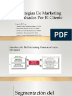 Exposicion Estrategias de Marketing Impulsadas Por El Cliente