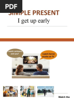 Simple Present: I Get Up Early