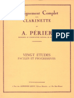 20 Études Faciles Et Progressives (Périer, Auguste)