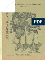 1993 - Candía Quispe, Yolanda - Los Indios de Bolivia, 1825-1881