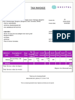 Tax Invoice: Excitel Broadband Pvt. LTD