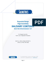 Salivary Cortisol: Expanded Range High Sensitivity