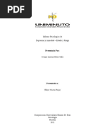 Informe Psicologico Depresion y Ansiedad