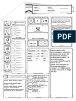 Ficha Oficial D&D 5E Editável