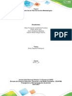 Fase 3 - Desarrollo de Un Plan de Accion Metodologico