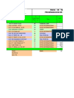 Programación Embarque Semana 06