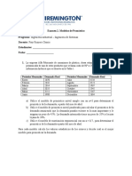 Examen 2. Investigación de Operaciones I