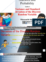 L5 Variance and Standard Deviation of The Discrete Random Variable