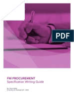 GT Knowledge Paper FM Procurement Specification Writing Guide 2018