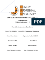 Lovely Professional University: (Online Assignment - 1)