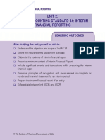 Unit 2: Indian Accounting Standard 34: Interim Financial Reporting