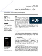 Carbon Nanotubes-Properties and Applications - A Review