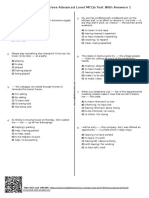 911 - Gerunds and Infinitives Advanced Level Mcqs Test With Answers 1