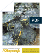 Plan Estratégico de Conservación para Las Tortugas Continentales Colombianas