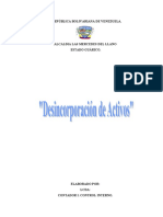 Manual para Desincorporación de Activo.