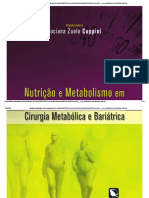 Livro Nutrição e Metabolismo em Cirurgia Metabólica e Bariátrica