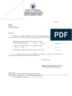 Department of Education: Republic of The Philippines Region Vii-Central Visayas Schools Division of Bohol