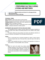 Chapter 4 Preparing Salting Curing Solutions and Mixtures