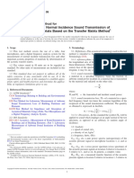 S D S D: Measurement of Normal Incidence Sound Transmission of Acoustical Materials Based On The Transfer Matrix Method