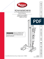 MCH418/MCH618: Four Post/Six Post Mobile Column Lift 24V DC Powered