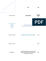 Literature Matrix (Peru)