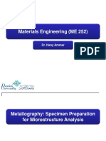 Materials Engineering (ME 252) : Dr. Hany Ammar