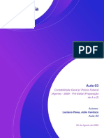 03 - 3. Atos e Fatos Administrativos Conceitos, Fatos Permutativos, Modificativos e Mistos. 5. Plano de Contas 6. Escrituração