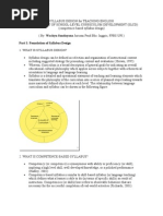 SYLLABUS DESIGN For TEACHING ENGLISH