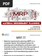 Material Requirement Planning