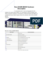 ZTE UniRan ZXSDR B8200 Hardware Description